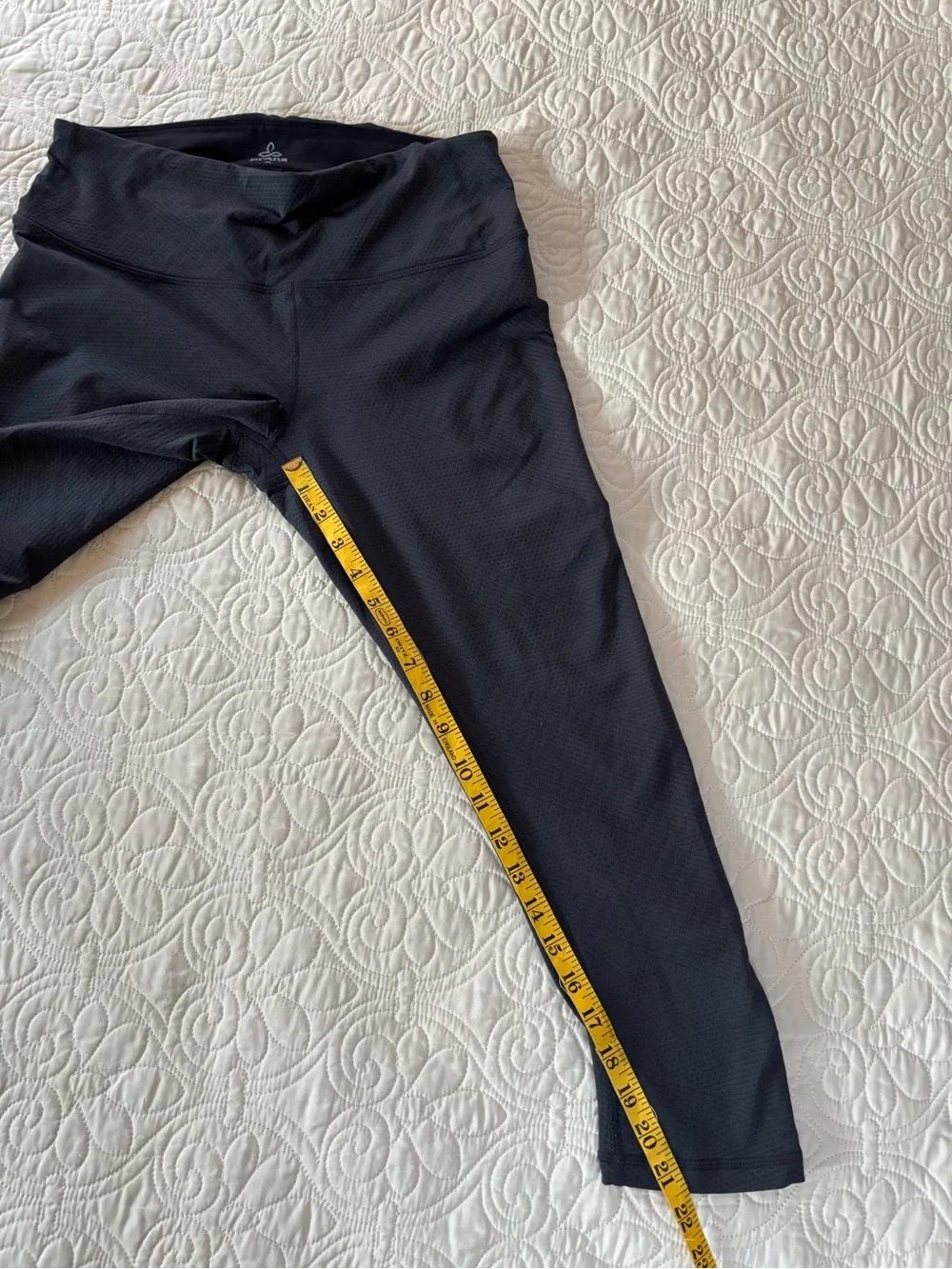 Prana Misty Capri Leggings in Charcoal